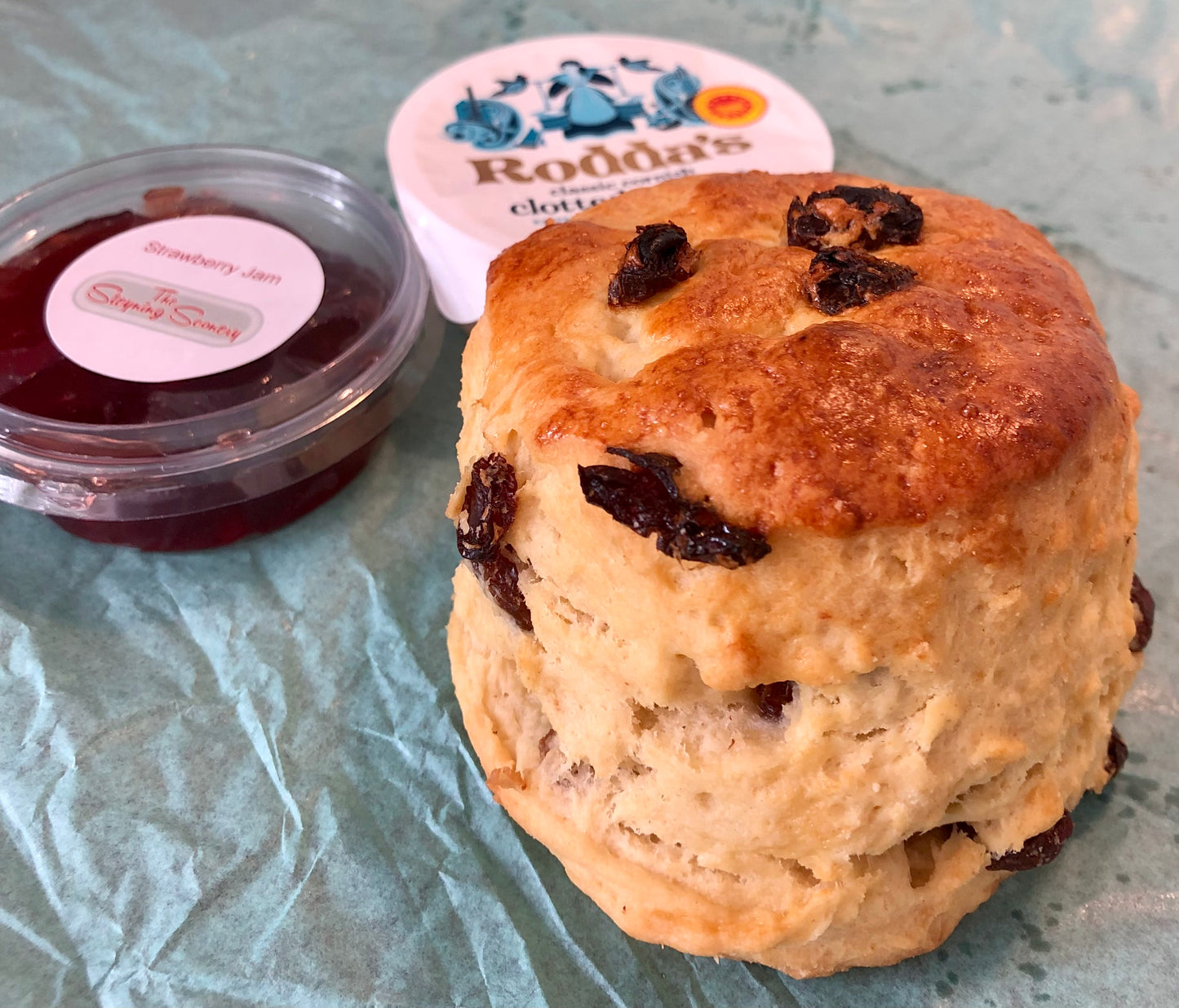 Sultana Scones Cream Tea - Free Delivery