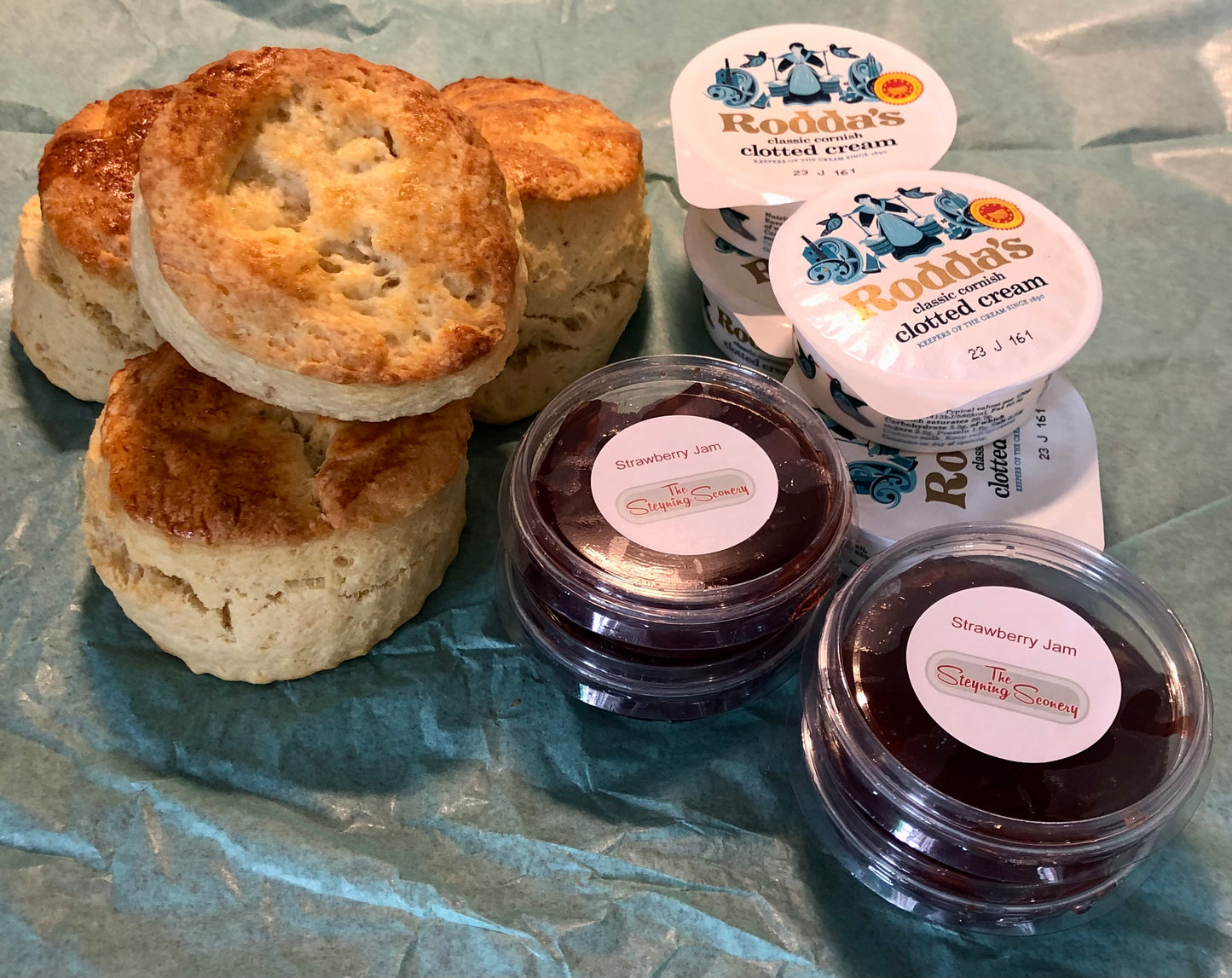 Plain Scones Cream Tea - Free Delivery