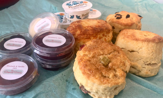Create Your Own Cream Tea Experience: Pick Any 6 Scones - Free Delivery