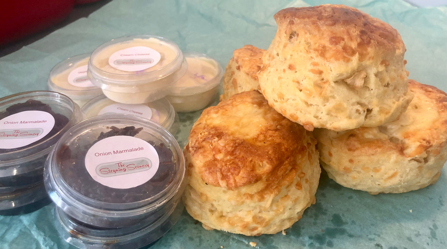 Savoury Scones Cream Tea - Free Delivery